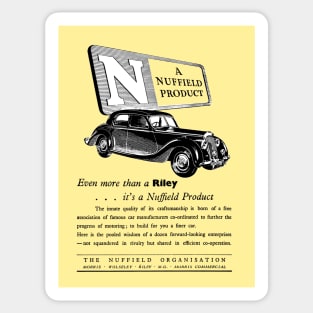 RILEY CARS - advert Sticker